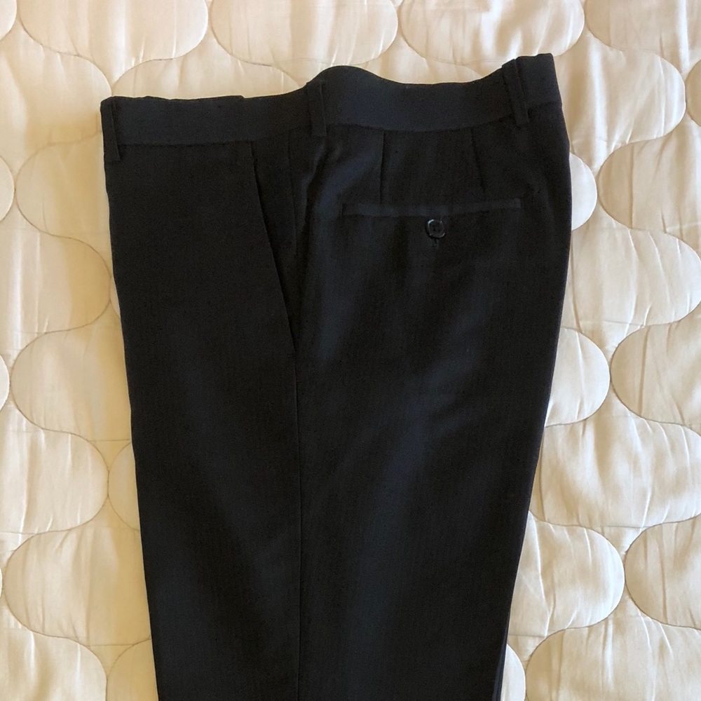 Bar III Men’s Pinstripe Dress Pants. Black. 32x32